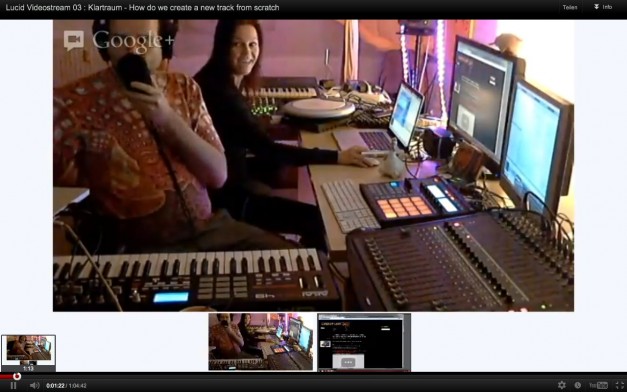 Lucid Video Livestream 03: Klartraum – Creating a new track live (Sunday 14.10.2012 19:30 Berlin Time)