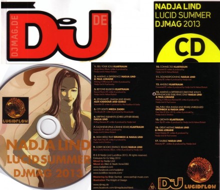 Lucid Summer Mix by Nadja Lind in co-op with DJ MAG (print) CD (28.06 in shops)
