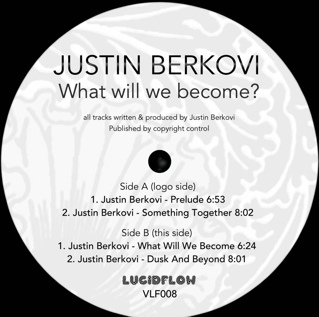 NEW! VLF008 (12″ vinyl) Justin Berkovi – What Will We Become?